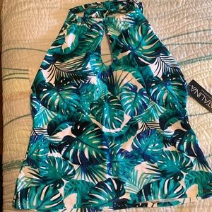 Ladies halter swim top